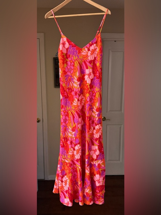 Show Me Your MuMu Dresses & Skirts - Show Me Your Mumu Pink and Orange Floral Maxi